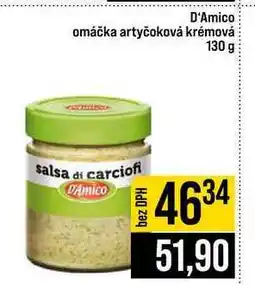 Jip D'Amico omáčka artyčoková krémová nabídka