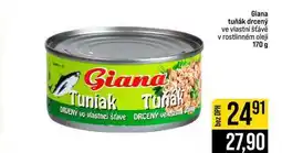 Jip Giana tuňák drcený ve vlastní šťávě v rostlinném oleji nabídka