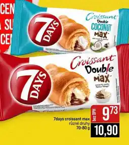 Jip 7days croissant max různé druhy nabídka