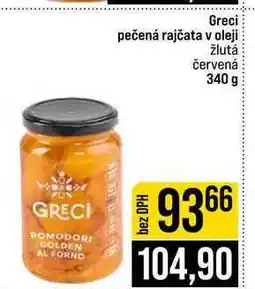 Jip Greci pečená rajčata v oleji žlutá červená nabídka