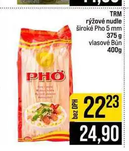 Jip TRM rýžové nudle široké Pho 5 mm 375 g vlasové Bún 400g nabídka