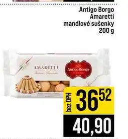 Jip Antigo Borgo Amaretti mandlové sušenky nabídka