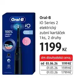 dm drogerie Oral-B iO Series 2 elektrický zubní kartáček nabídka