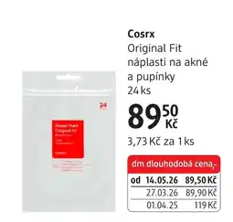 dm drogerie Cosrx Original Fit náplasti na akné a pupínky nabídka