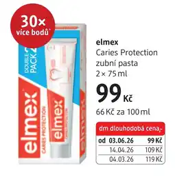 dm drogerie Elmex caries protection zubní pasta nabídka