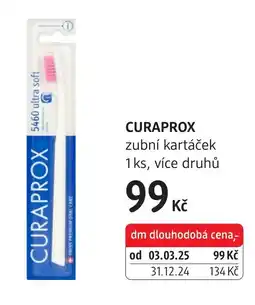 dm drogerie Curaprox zubní kartáček nabídka