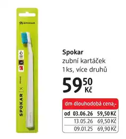 dm drogerie Spokar zubní kartáček nabídka