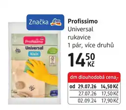 dm drogerie Profissimo universal rukavice nabídka