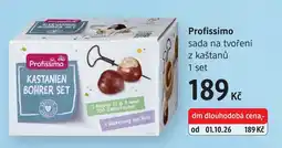 dm drogerie Profissimo sada na tvoření z kaštanů nabídka
