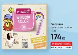dm drogerie Profissimo sada barev na sklo nabídka