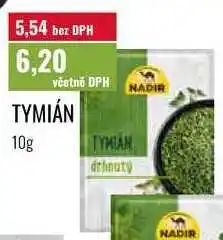 Ratio TYMIÁN nabídka