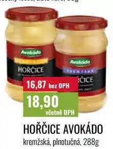 Ratio HOŘČICE AVOKÁDO kremžská, plnotučná nabídka