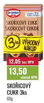 Ratio SKOŘICOVÝ CUKR 3ks nabídka