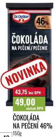 Ratio ČOKOLÁDA NA PEČENÍ 46% nabídka