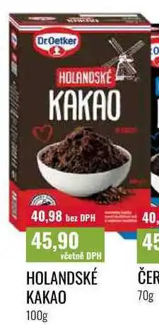 Ratio HOLANDSKÉ KAKAO nabídka