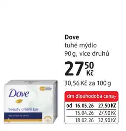 dm drogerie Dove tuhé mýdlo nabídka