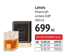 dm drogerie Lattafa Khamrah unisex EdP nabídka