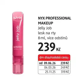 dm drogerie NYX Professional Makeup Jelly Job lesk na rty nabídka