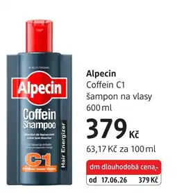 dm drogerie Alpecin Coffein C1 šampon na vlasy nabídka