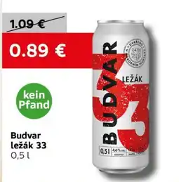 VELTA Free Shop Budvar ležák 33 nabídka