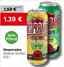 VELTA Free Shop Desperados diverse Sorten nabídka