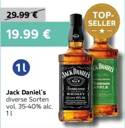 VELTA Free Shop Jack Daniel's diverse Sorten nabídka