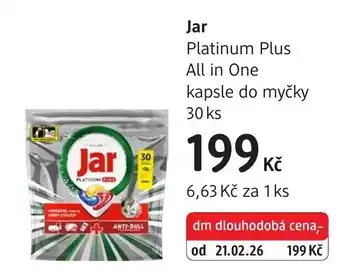 Jar platinum plus all in one kapsle do myčky