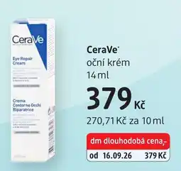 dm drogerie CeraVe oční krém nabídka
