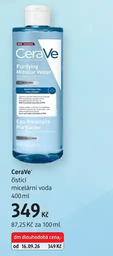dm drogerie CeraVe čistící micelární voda nabídka