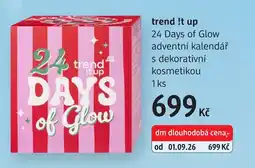 dm drogerie trend it up 24 Days of Glow nabídka