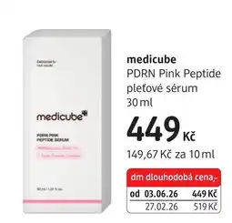 dm drogerie medicube PDRN Pink Peptide pleťové sérum nabídka