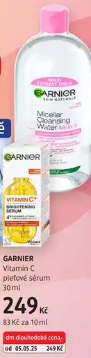 dm drogerie Garnier Vitamin C pleťové sérum nabídka