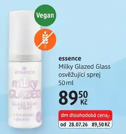 dm drogerie essence milky glazed glass osvěžující sprej nabídka