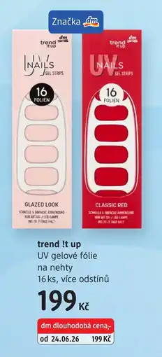 dm drogerie trend it up uv gelové fólie na nehty nabídka