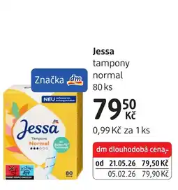 dm drogerie Jessa tampony normal nabídka