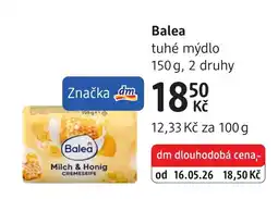 dm drogerie Balea tuhé mýdlo nabídka