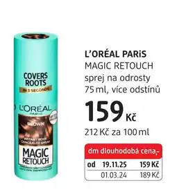 dm drogerie L'oreal paris magic retouch nabídka