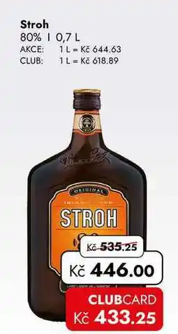 TRAVEL FREE Stroh 80% nabídka