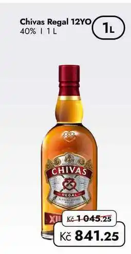 TRAVEL FREE Chivas Regal 12YO 40% nabídka
