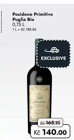 TRAVEL FREE Posidone Primitivo Puglia Bio nabídka