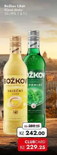 TRAVEL FREE Božkov Likér 15-19% nabídka