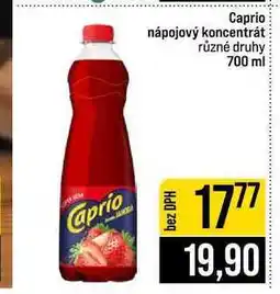 Jip Caprio nápojový koncentrát různé druhy nabídka
