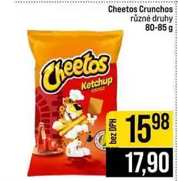 Jip Cheetos Crunchos různé druhy nabídka