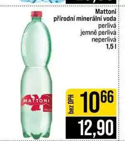 Jip Mattoni přírodní minerální voda perlivá jemně perlivá neperlivá nabídka