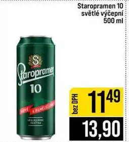 Jip Staropramen 10 světlé výčepní nabídka