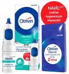 Benu Otrivin Menthol 1 mg/ml nosní sprej, roztok nabídka