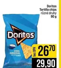 Jip Doritos Tortilla chips různé druhy nabídka