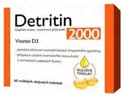 Benu Detritin Vitamin D3 2000 IU, 60 měkkých tobolek nabídka