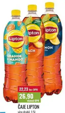 Ratio ČAJE LIPTON více druhů 1.5 nabídka