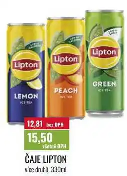 Ratio ČAJE LIPTON, více druhů nabídka